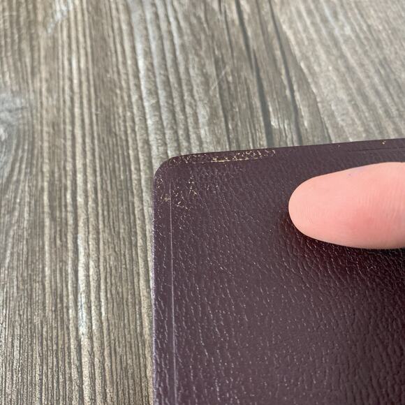 Holman KJV Burgundy Leather Large Print Compact Bible WOC in Red Letter - Picture 7 of 12